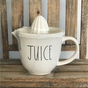 Rae Dunn JUICE white juicer